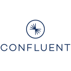 confluent logo stacked denim